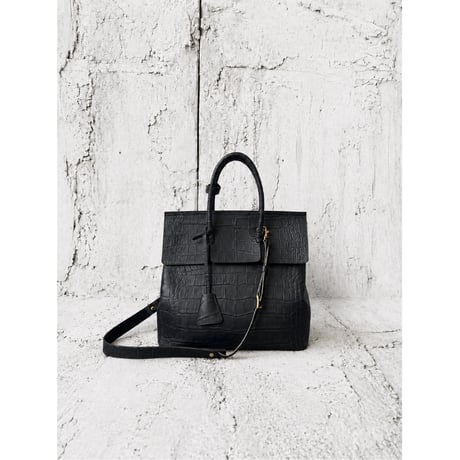 【M.U.L.】OVER FLAP 2WAY TOTE M MUL210-291B ※納期27.3月～8月