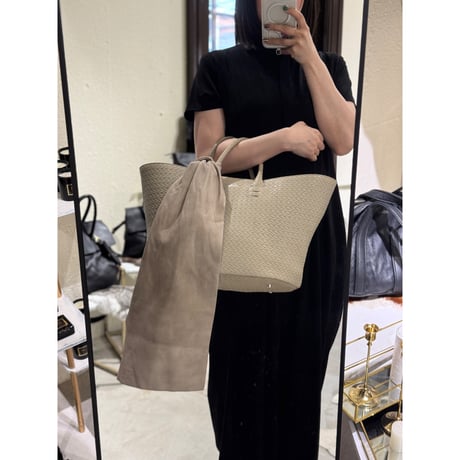 【M.U.L.】BASKET TOTE M leather stole MUL233 ※納期27.3月～8月