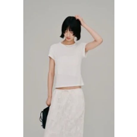 【Hella】compact rib tee　※納期4月下旬～5月下旬