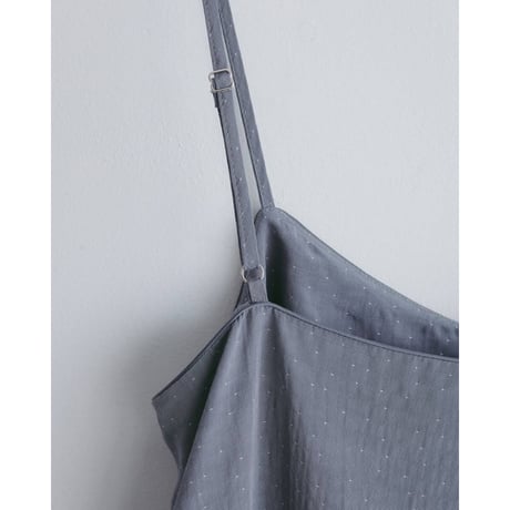 【anuke】Dotjacquard Camisole Tops　※納期4月中旬～5月中旬