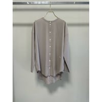 【ＭARGAUX VINTAGE】シアーロゴ刺繍ブラウス