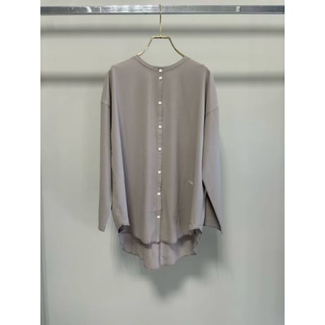 【ＭARGAUX VINTAGE】シアーロゴ刺繍ブラウス