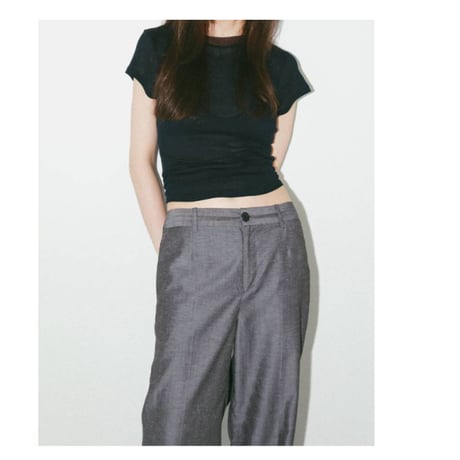 【TODAYFUL】Linen Lowrise Trousers　※納期5月上旬～6月上旬