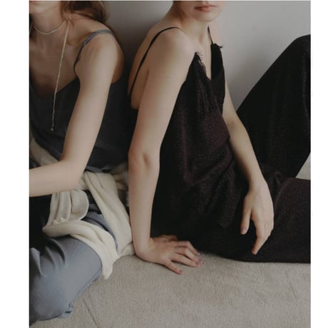 【anuke】Dot Jacquard Combinaison　※納期4月中旬～5月中旬