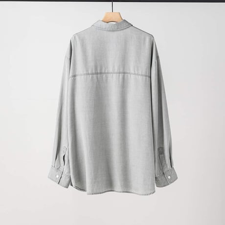【YENN】FADED OVERSIZE SHIRT ※納期1月中旬～2月中旬