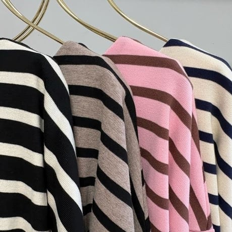 【MARGAUX VINTAGE】ボーダーB/N PO