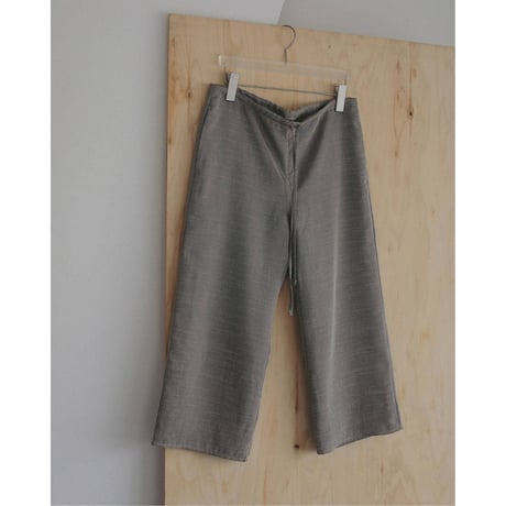 【anuke】Tweed Mesh Capripants　※納期3月下旬～4月下旬