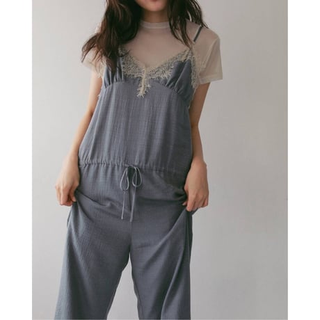 【anuke】Sheer Tulle T-shirts　※納期4月下旬～5月下旬