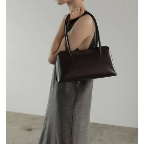 【anuke】Leather Boston Bag