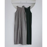 【anuke】Woolchambray Sleeveless Onepiece　※納期4月中旬～5月中旬
