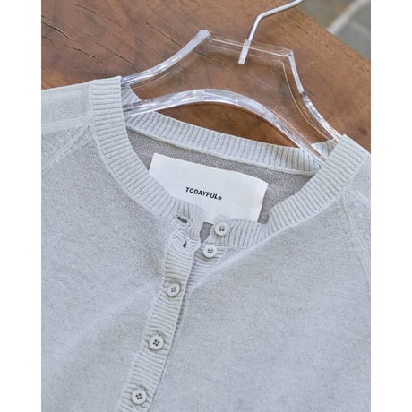 【TODAYFUL】Sheer Knit Cardigan　※納期4月上旬～5月上旬