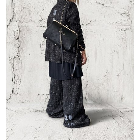【M.U.L.】GAMAGUDHI WIDE 2WAY SHOULDER　MUL235-286D ※27.3月～8月