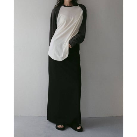 【anuke】Georgette Pencil Skirt