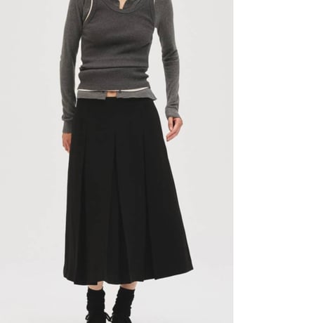 【TODAYFUL】Georgette Pleats Skirt　※納期2月上旬～3月上旬