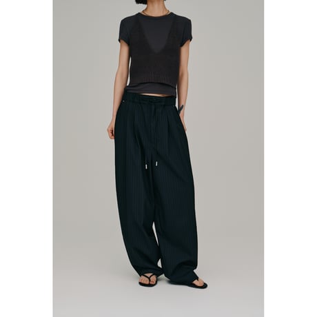 【Hella】ramie knit bustier　※納期4月下旬～5月下旬