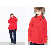 【MARGAUX VINTAGE】マフラー付き裏起毛プルオーバー