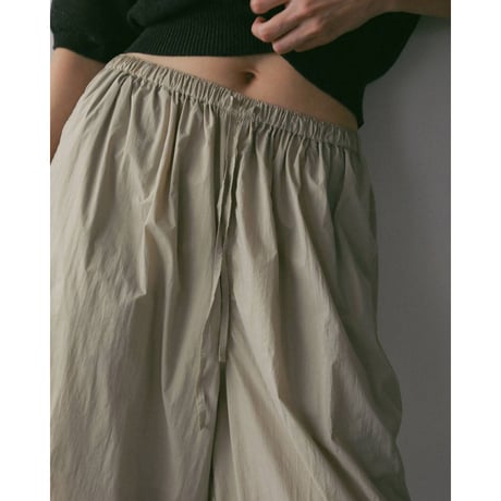 【anuke】Sheer Nylon Pants　※納期3月上旬～4月上旬