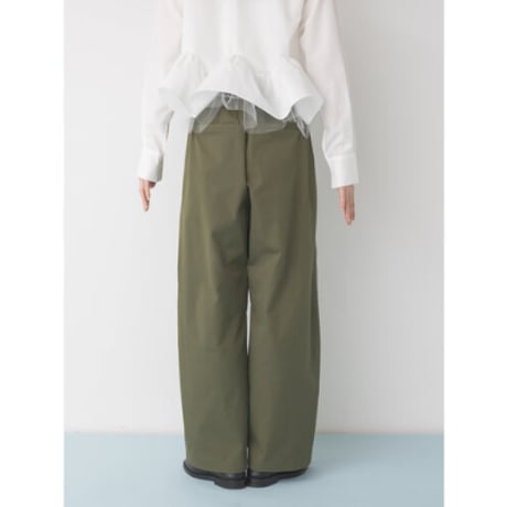 【Mewl】TRENCH CURVY PANTS