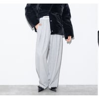 【MARGAUX VINTAGE】ロゴウエストタックパンツ