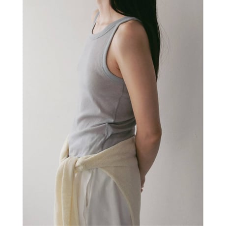 【anuke】Wool Rib Tanktop　※納期4月下旬～5月下旬