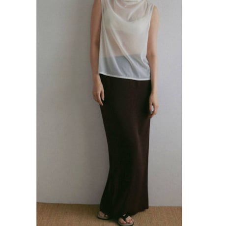 【anuke】Georgette Pencil Skirt