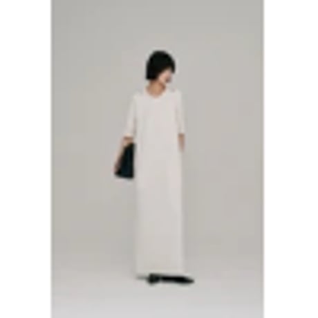 【Hella】layered half sleeve dress　※納期4月下旬～5月下旬
