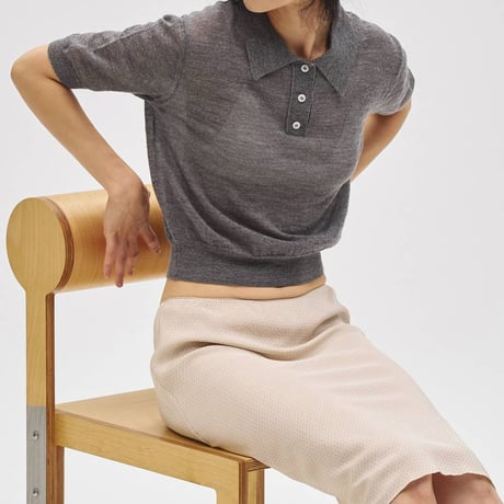 【TODAYFUL】Mohair Knit Polo　※納期4月上旬～5月上旬
