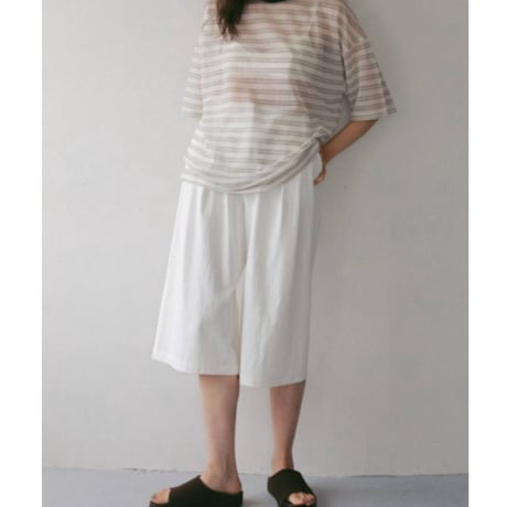 【anuke】Tuck Bermuda Pants　※　納期4月中旬～5月中旬