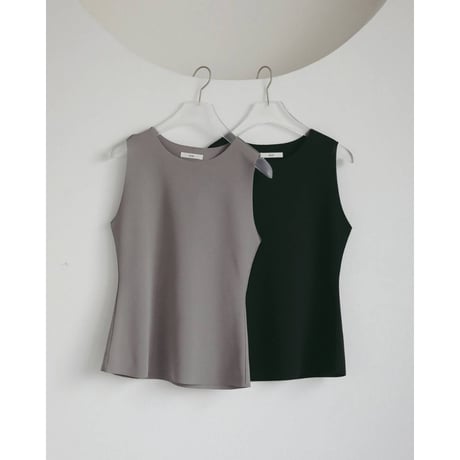【anuke】Sleeveless Georgette Tanktop　※納期　4月上旬～5月上旬