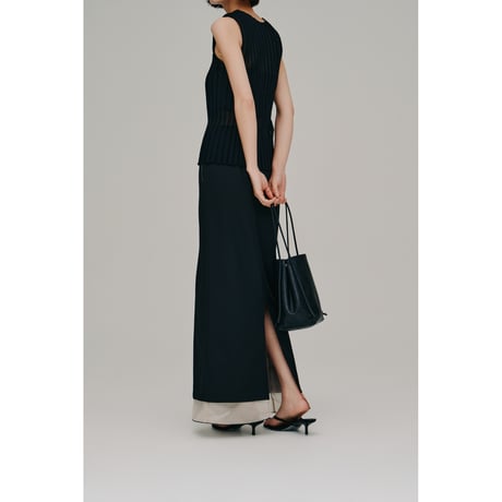 【Hella】layered tight skirt　※納期3月下旬～4月下旬