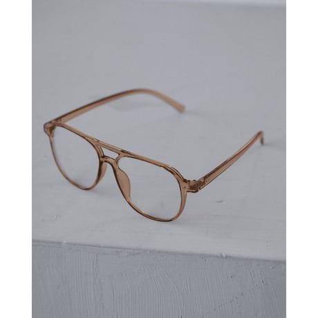 【anuke】Clear Boston Glasses　※納期3月下旬～4月下旬