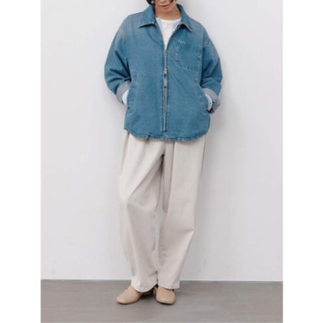 【YENN】DENIM ZIP UP JACKET　※納期1月中旬～2月中旬