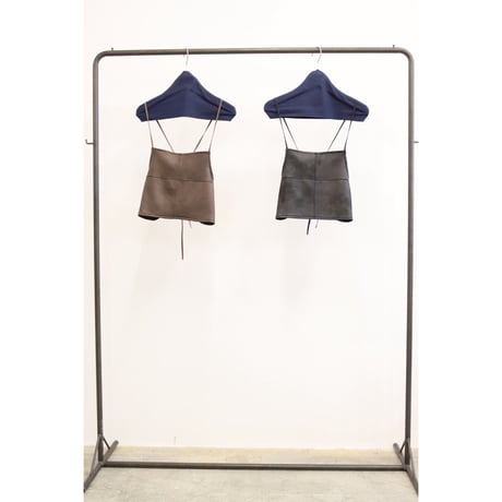 【LE MELANGE】ヴィンテージレザー調ビスチェ　8651702