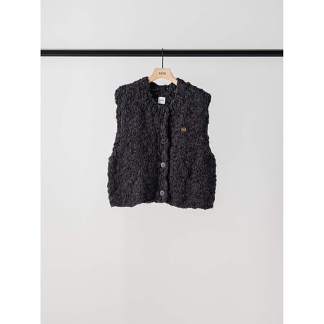 【YENN】HAND SLUB MIX VEST