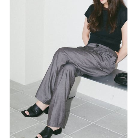 【TODAYFUL】Linen Lowrise Trousers　※納期5月上旬～6月上旬
