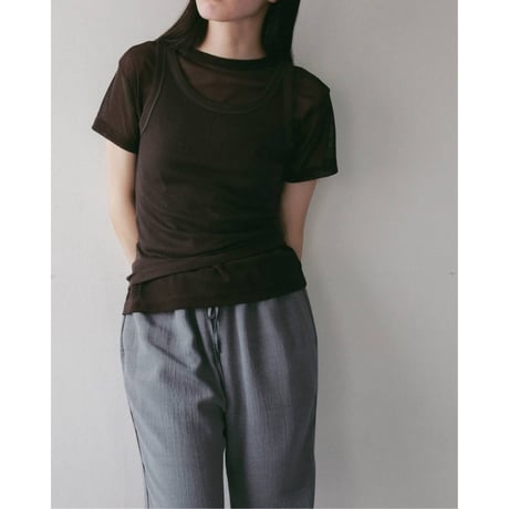【anuke】Wool Rib Tanktop　※納期4月下旬～5月下旬