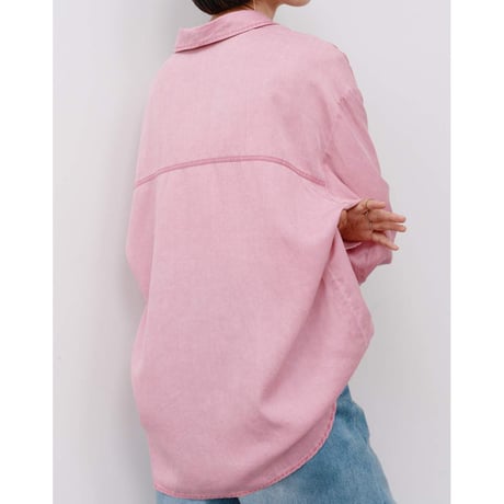 【YENN】FADED OVERSIZE SHIRT ※納期1月中旬～2月中旬