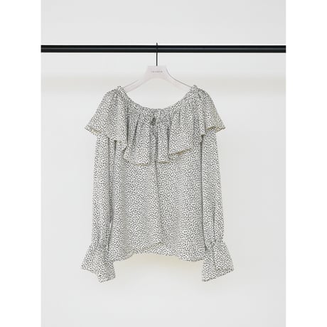 【CHIGNON】ﾚｵﾊﾟﾄﾞｯﾄﾄﾞﾛｽﾄｶﾗｰBL