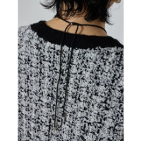 【CHIGNON】ﾐﾗｰﾗｳﾝﾄﾞｺｰﾄﾞﾈｯｸﾚｽ