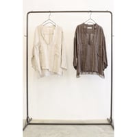 【LE MELANGE】フレンチリネンスキッパーシャツ