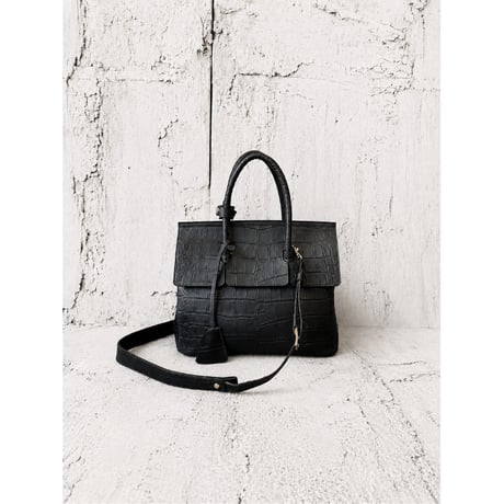 【M.U.L.】OVER FLAP 2WAY TOTE S MUL209-291B ※納期27.3月～8月