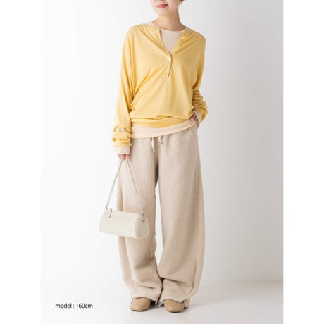【YENN】SHEER COTTON LONG T