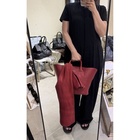 【M.U.L.】BASKET TOTE S leather stole MUL232 ※納期27.3月～8月