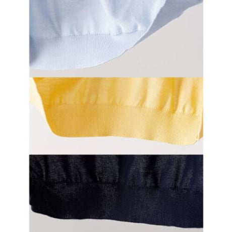【YENN】16G DEEP HENRY KNIT　※納期1月中旬～2月中旬