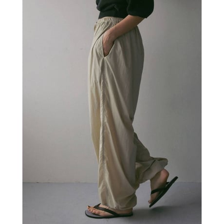 【anuke】Sheer Nylon Pants　※納期3月上旬～4月上旬