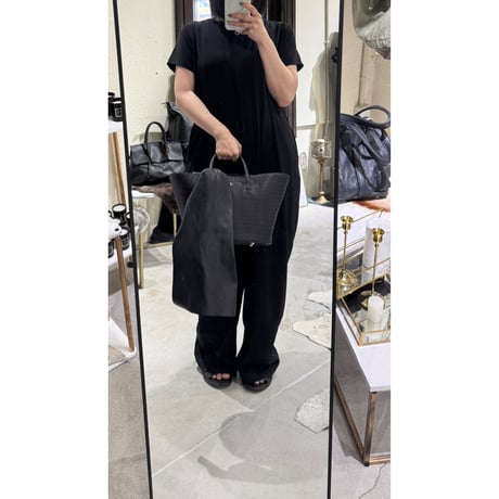 【M.U.L.】BASKET TOTE S leather stole MUL232 ※納期27.3月～8月