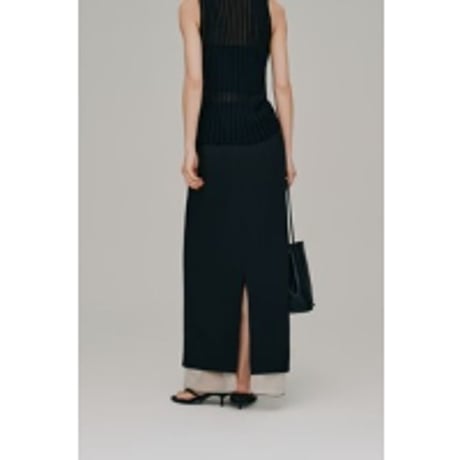 【Hella】layered tight skirt　※納期3月下旬～4月下旬