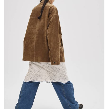 【TODAYFUL】Suede Soutiencollar Jacket　※納期2月上旬～3月上旬
