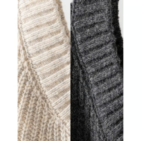 【YENN】CHUNKY KNIT VEST
