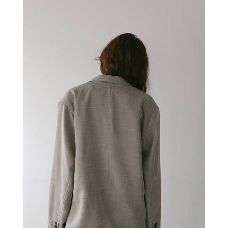 【anuke】Tweed Mesh Jacket　※納期3月上旬～4月上旬